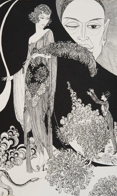 Ilustracja z Rubáiyáta Omara Chajjama, 1920 autorstwa Ronald Balfour