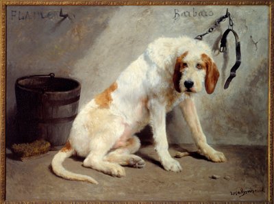 Pies Barbaro po polowaniu (Pies myśliwski) autorstwa Rosa Bonheur