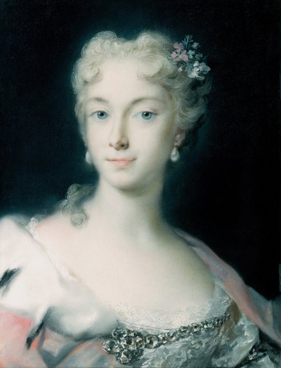 Maria Teresa, arcyksiężna Habsburgów 1717-1780, 1730 autorstwa Rosalba Giovanna Carriera