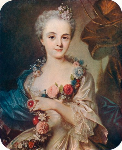 Portret damy markizy de Pompadour, XVIII w., 1906 autorstwa Rosalba Zuanna Carriera
