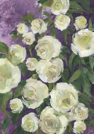Purple Rose Garden autorstwa Rosana Laiz Blursbyai