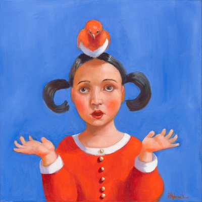 How Could It Be, 2022 (olej na płótnie) autorstwa Rosemarie Adcock