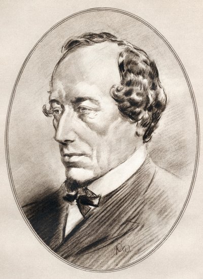 Benjamin Disraeli autorstwa Ross Gordon