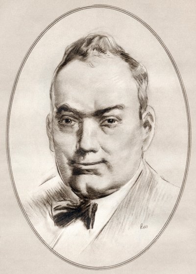 Enrico Caruso, z „Żywych biografii sławnych mężczyzn”. autorstwa Ross Gordon