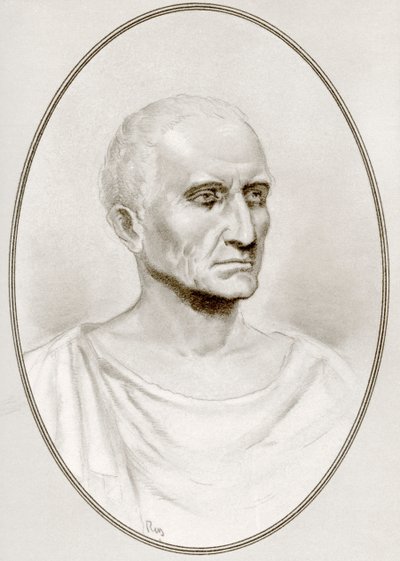 Gajusz Juliusz Cezar, z Żywych biografii słynnych władców autorstwa Ross Gordon