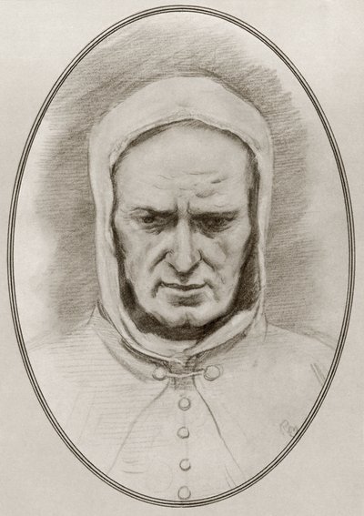 Giotto di Bondone, z Żywych biografii wielkich malarzy. autorstwa Ross Gordon