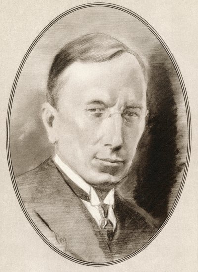Sir Frederick Grant Banting, z „Żywych biografii wielkich naukowców”. autorstwa Ross Gordon