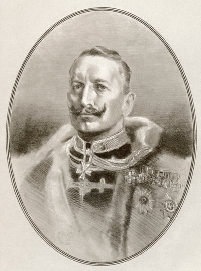 Wilhelm II, z Żywych biografii sławnych władców. autorstwa Ross Gordon