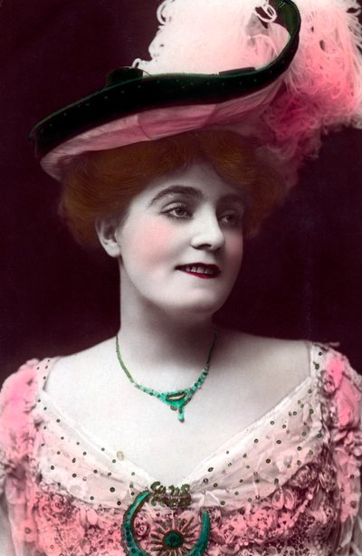 Evie Greene 1875-1917, angielska aktorka, 1906. autorstwa Rotary Photo