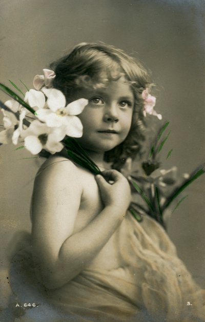 Dziewczyna, ok. 1911. autorstwa Rotary Photo
