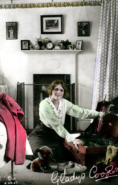 Gladys Cooper 1888-1971, angielska aktorka, początek XX wieku. autorstwa Rotary Photo