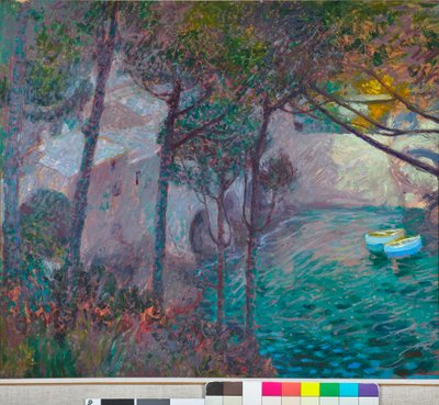 Zatoka San Fruttuoso ok. 1913-15 autorstwa Rubaldo Merello