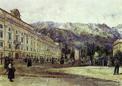 Zamek, Innsbruck autorstwa Rudolf Bernt