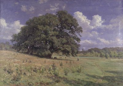 Duże dęby nad bagnem autorstwa Rudolf Bissen