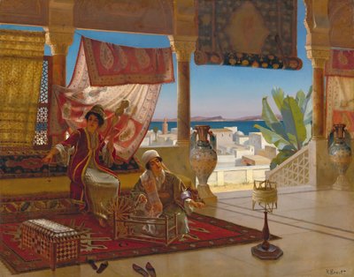 Przędzarki wełny. autorstwa Rudolphe Ernst