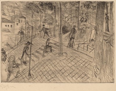 Montmarte autorstwa Rudolf Grossman