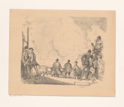 Wyścig konny w Berlinie Rennplatz w Berlinie (tytuł na obiekcie) autorstwa Rudolf Grossmann