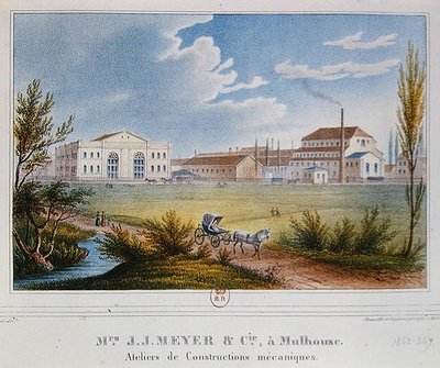 Fabryka panów Meyer & Cie w Mulhouse we Francji autorstwa Rudolf Huber