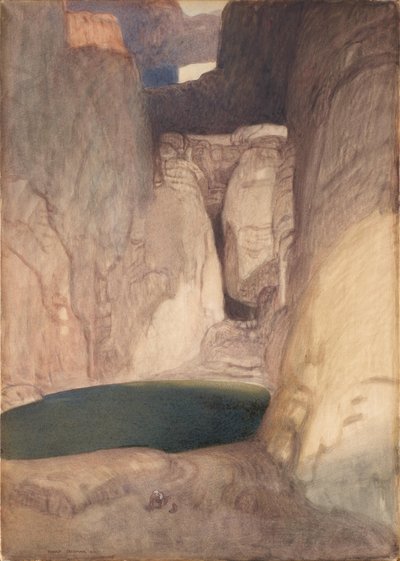 Bergsee autorstwa Rudolf Jettmar