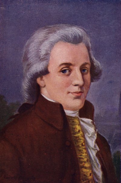 Mozart (kolor lito) autorstwa Rudolf Klingsbogl