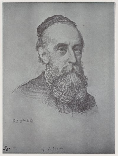 George Frederick Watts (lito) autorstwa Rudolf Lehmann