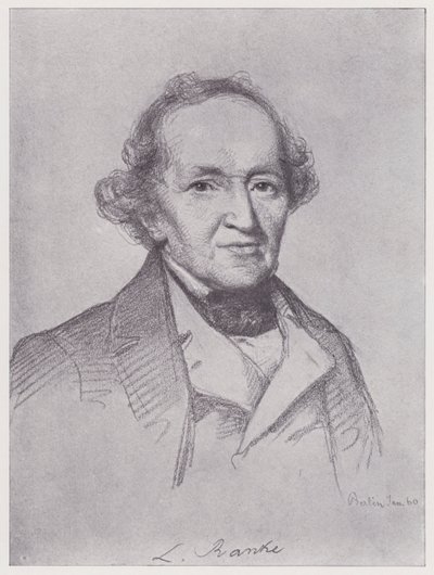 Leopold Von Ranke (lito) autorstwa Rudolf Lehmann