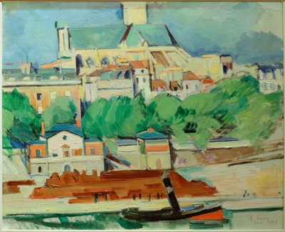 Jego banki w St. Gervais-St. Protais autorstwa Rudolf Levy