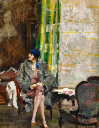 Niebieski kapelusz autorstwa Rudolf Nissl