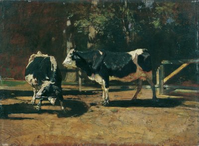 Krowy na pastwisku autorstwa Rudolf Ribarz