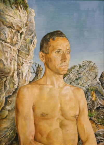 Ernst Jünger autorstwa Rudolf Schlichter