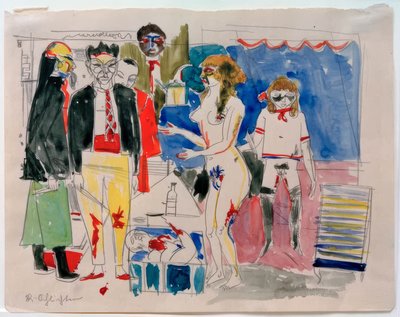 Sadyczna scena autorstwa Rudolf Schlichter