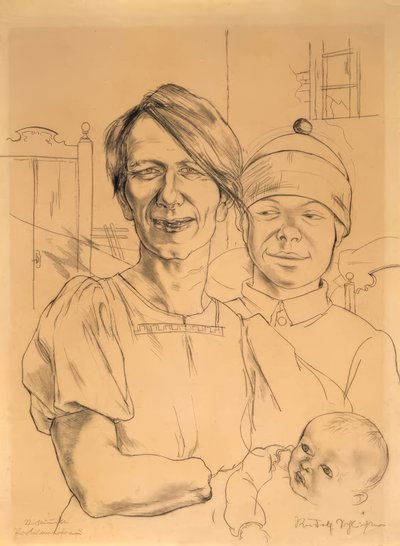 Okaleczona kobieta z klasy robotniczej autorstwa Rudolf Schlichter