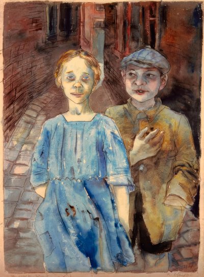 Zaniedbana młodzież autorstwa Rudolf Schlichter