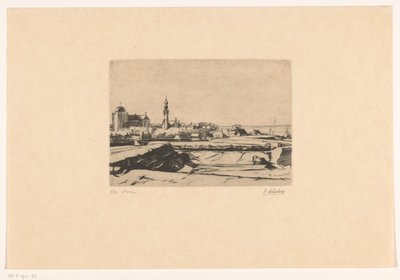 Veere (oryginalny tytuł na obiekcie) autorstwa Rudolf Schönberg (signed by artist)