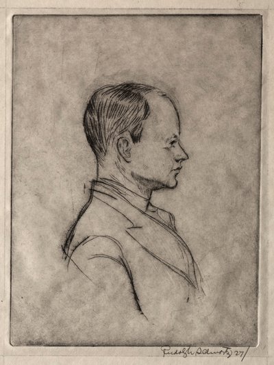 Portret. autorstwa Rudolf Schwartz