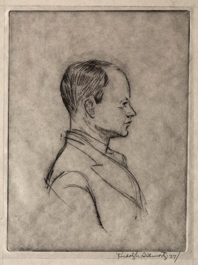 Portret autorstwa Rudolf Schwartz