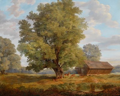 Jeleń w Praterau autorstwa Rudolf Swoboda