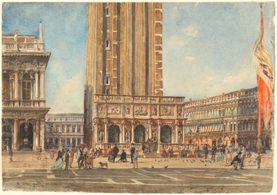 Plac św. Marka autorstwa Rudolf von Alt