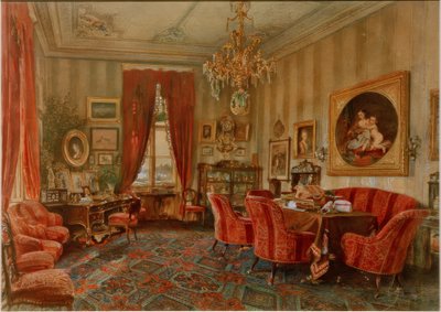 Salon wiedeński okresu Makart autorstwa Rudolf von Alt