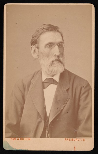 Portret Aleksandra von Frantzius 1821-1877, 1876. autorstwa Ruf and Dilger