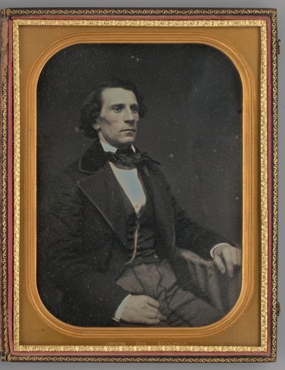 Portret siedzącego mężczyzny bez tytułu, 1855. autorstwa Rufus Anson