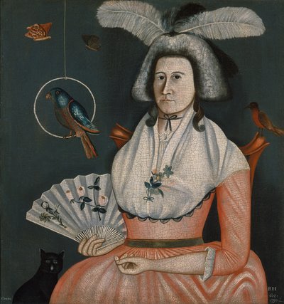 Molly Wales Fobes, 1790. autorstwa Rufus Hathaway