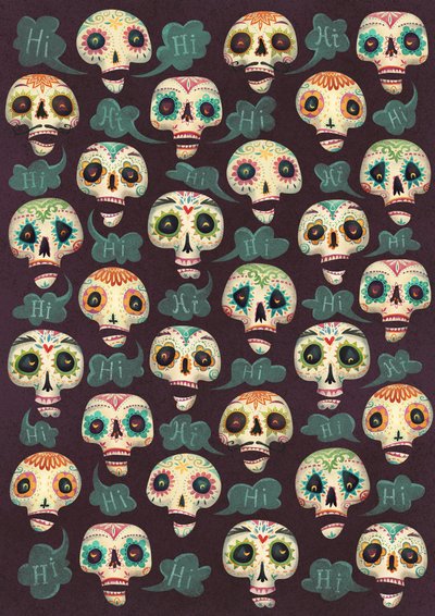 Halloweenowy wzór, 2015, ( autorstwa Runa Anastasiya Rudaya