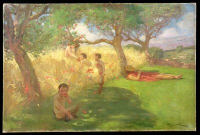 Satyry (olej na płótnie) autorstwa Rupert Charles Wolston Bunny