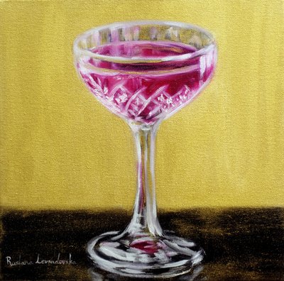 Toast damy, 2025 (olej na płótnie) autorstwa Ruslana Levandovska