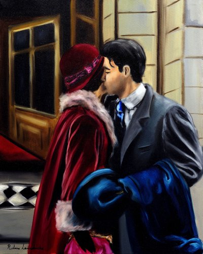 Timeless Romance, 2024 (olej na płótnie) autorstwa Ruslana Levandovska