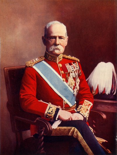 „Marszałek polny Lord Roberts z Kandaharu, V.C. &C”, 1900. autorstwa Russell and Sons
