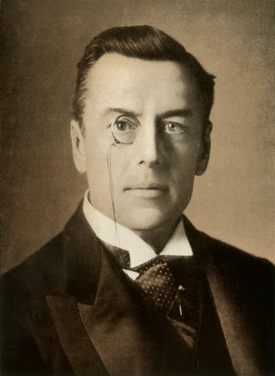 „Rt. Kochanie. Joseph Chamberlain, MP, sekretarz ds. kolonii, 1900. autorstwa Russell and Sons