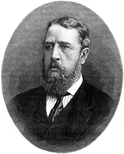 Spencer Compton Cavendish, markiz Hartington, brytyjski liberalny mąż stanu, 1900. autorstwa Russell and Sons