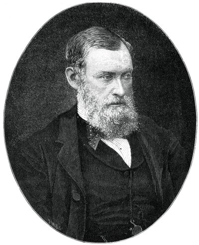 William Edward Forster, XIX-wieczny brytyjski przemysłowiec i mąż stanu Partii Liberalnej, 1900. autorstwa Russell and Sons